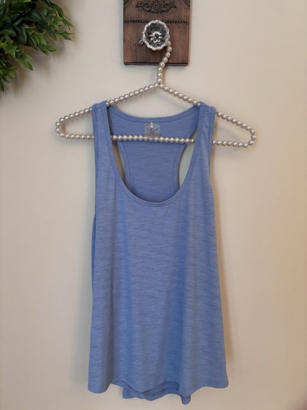 Calia Womens Size M Blue Racerback Tank Top Sleeveless Lightweight
